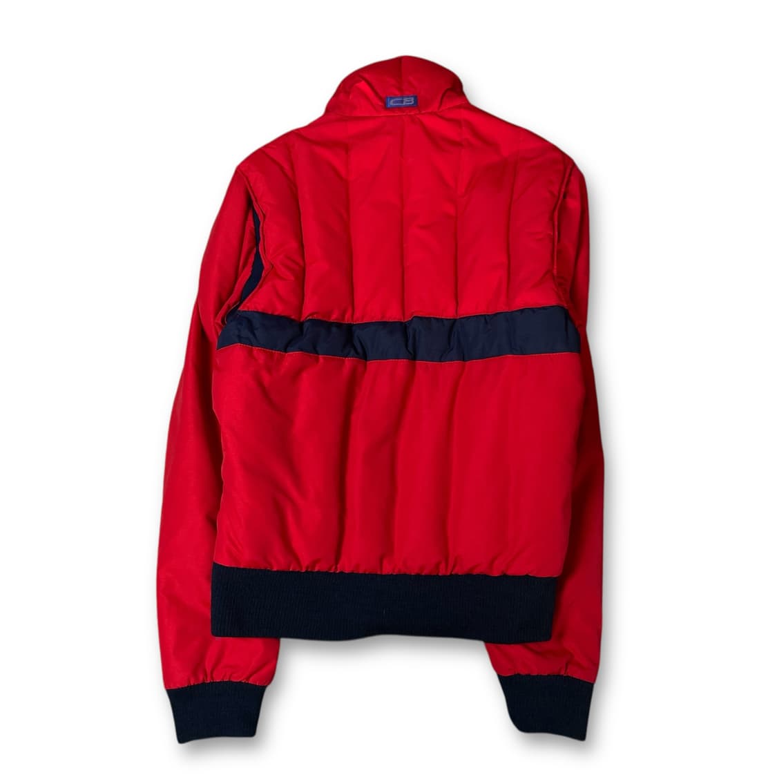 CB 스포츠 레드 나일론 폴리 패딩 점퍼 자켓 S 상품이미지2