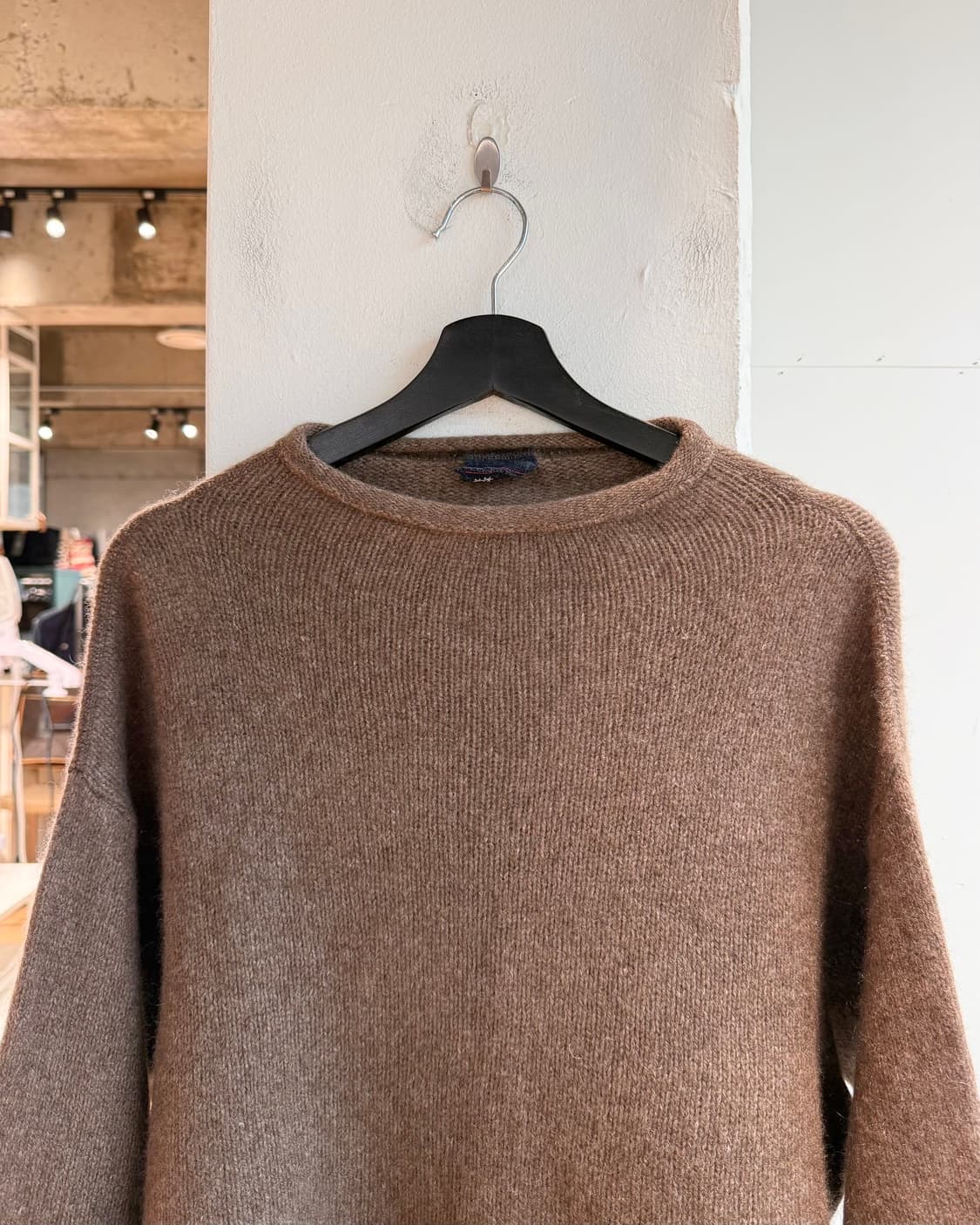 45rpm 브라운 캐시미어 혼방 니트  상품이미지3