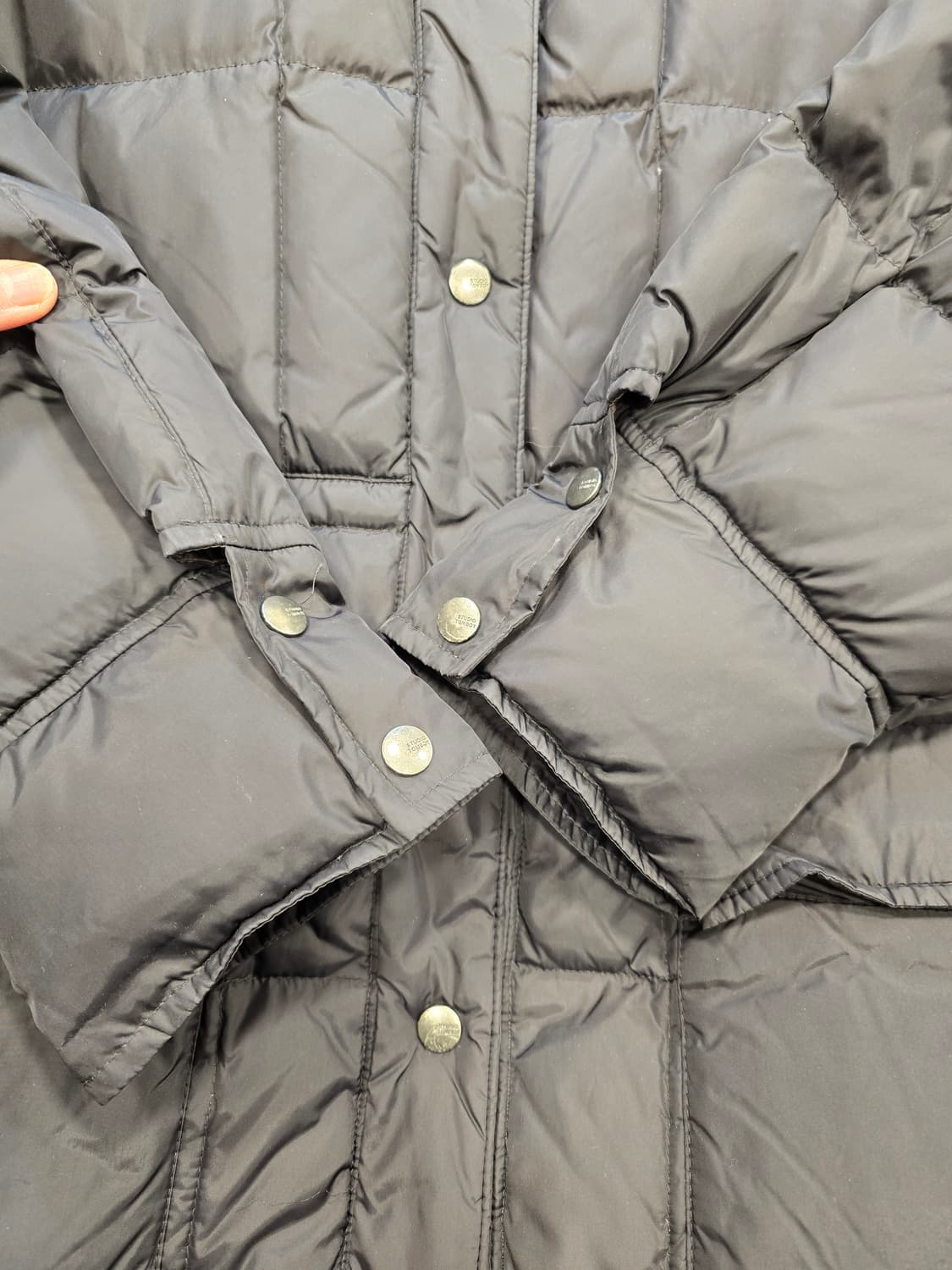 스튜디오톰보이 오버핏 롱패딩 블랙 프리사이즈 상품이미지6