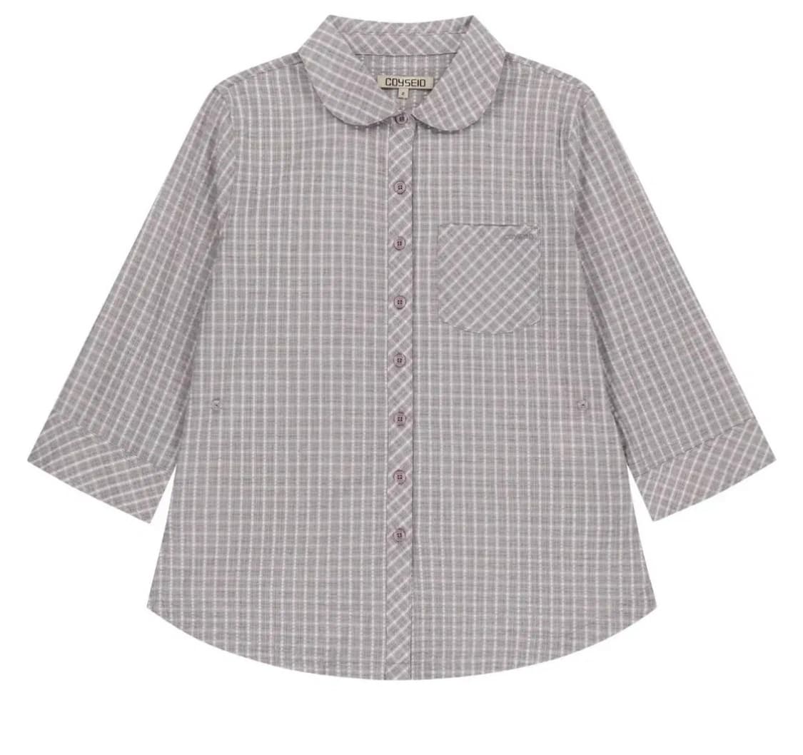 구해요! 코이세이오 체크 카프리 셔츠 2 상품이미지1