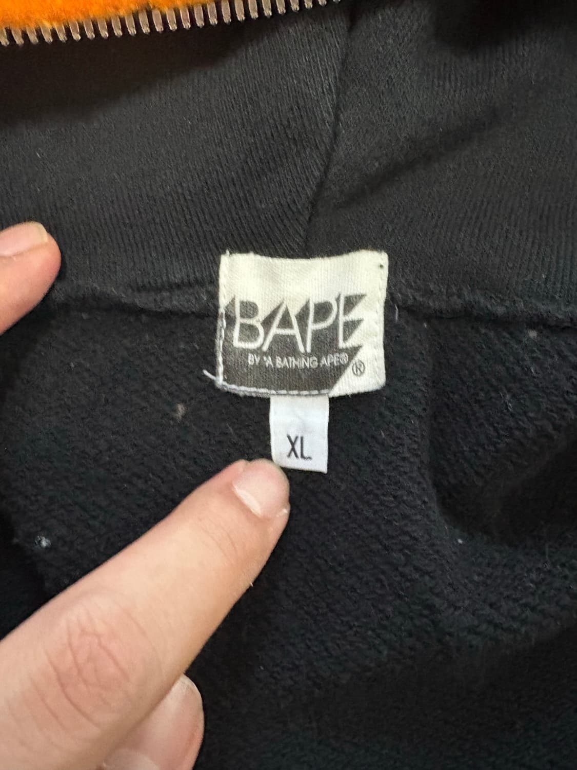 베이프 타이거후드집업 xl 판매합니다 상품이미지3