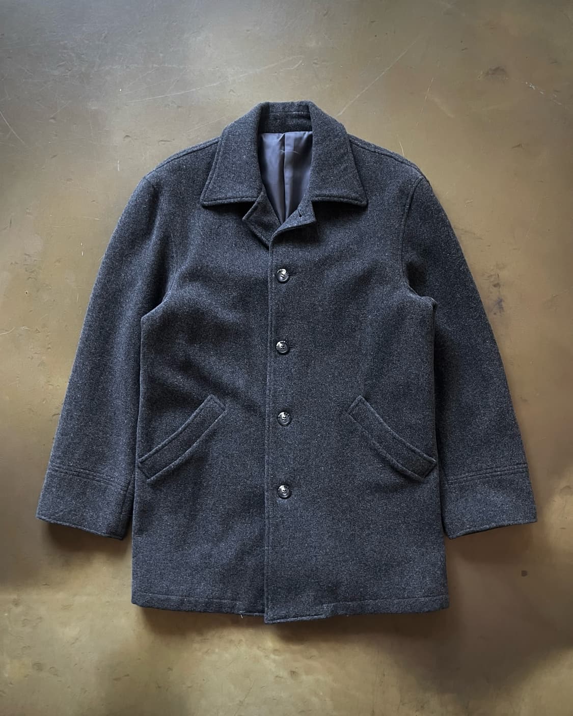 TORNADO MART Gray Wool Coat 상품이미지3