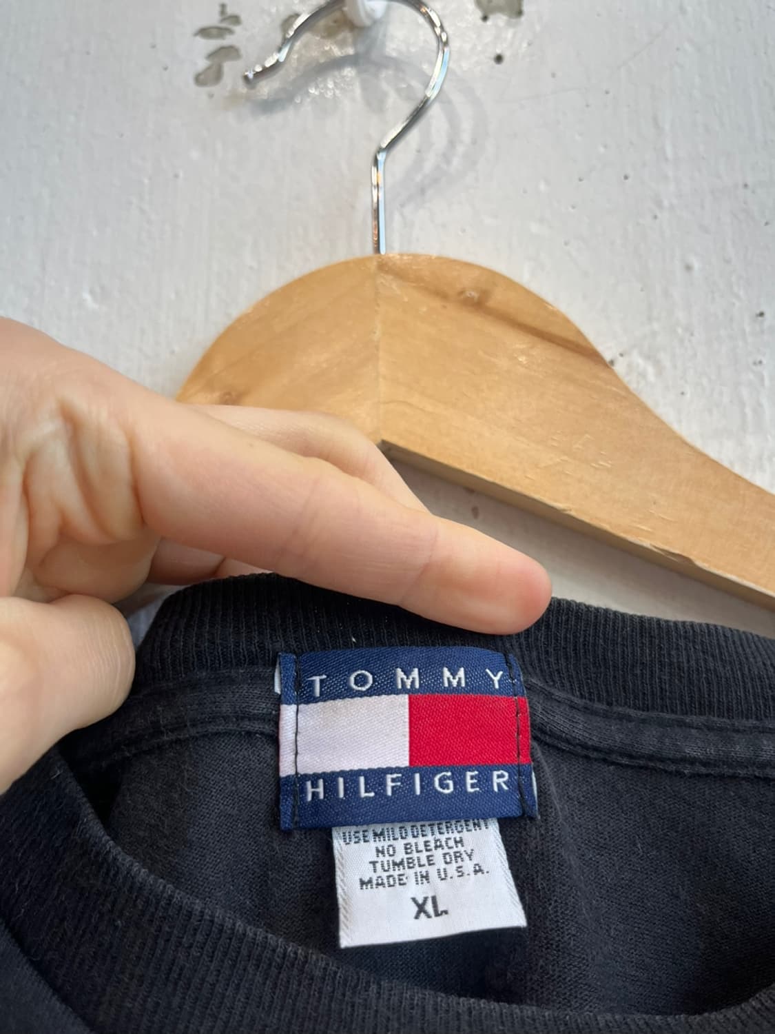 타미힐피거 싱글스티치 반팔 티셔츠 MADE IN USA 상품이미지2