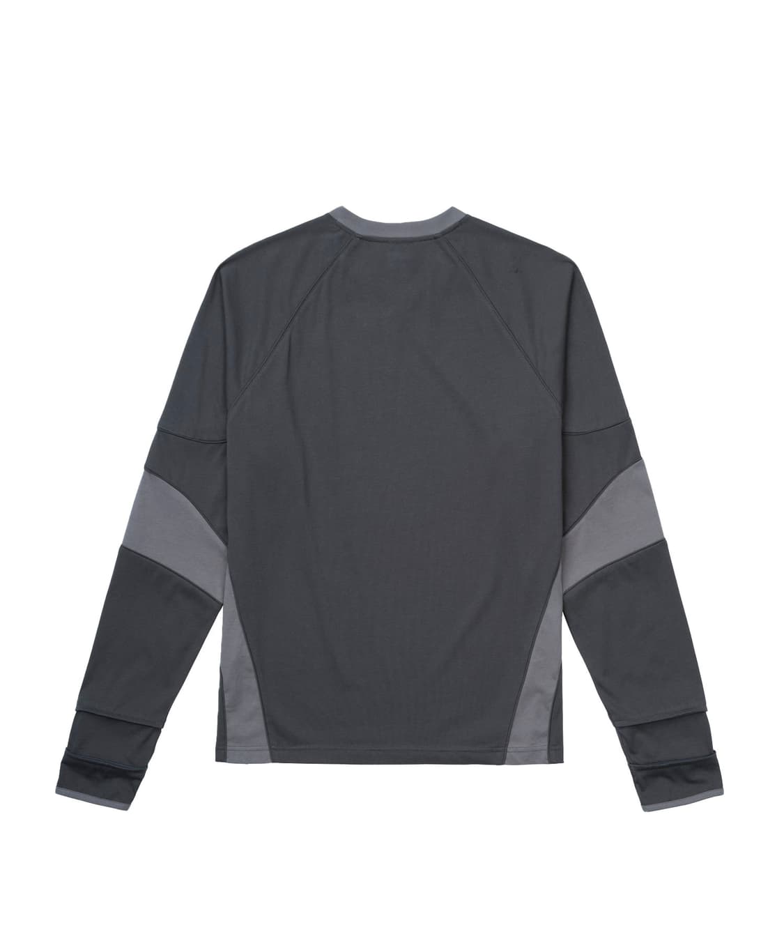 PIPING BLOCK LONG SLEEVES [CHARCOAL] 상품이미지2