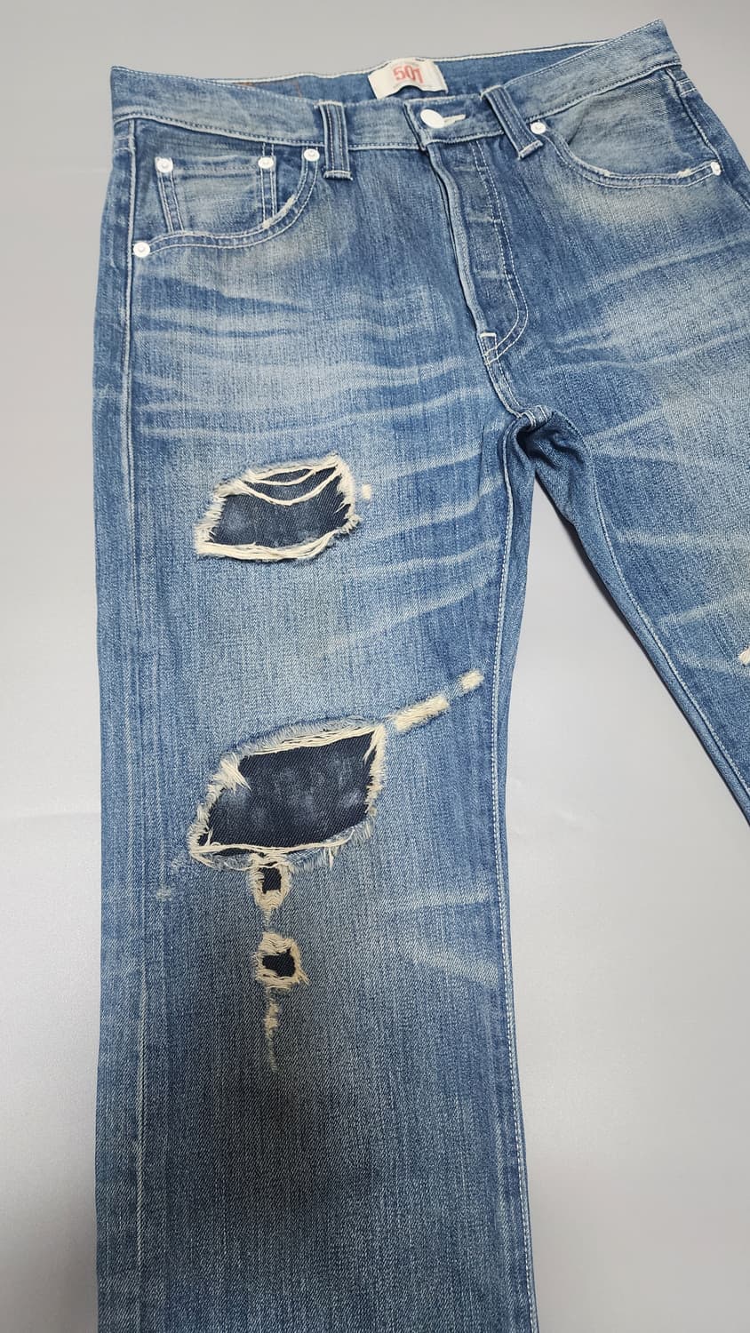 리바이스 501 언버튼 패치워크 (W30) 08501 기무라타쿠야에디션 상품이미지3