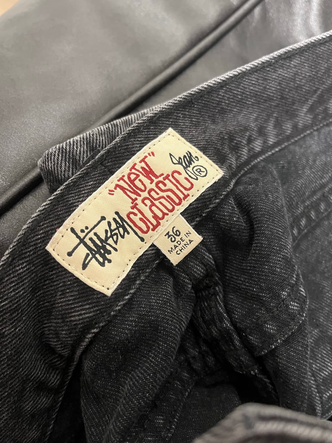 스투시 뉴 클래식 진 흑청 36 상품이미지3