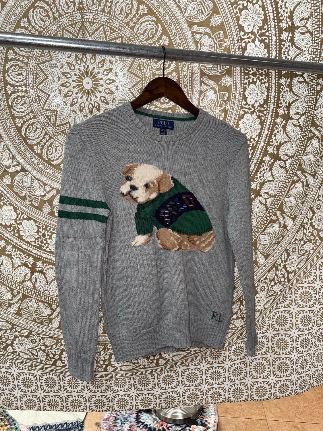 폴로랄프로렌 여성 강아지자수 울 니트  상품이미지2