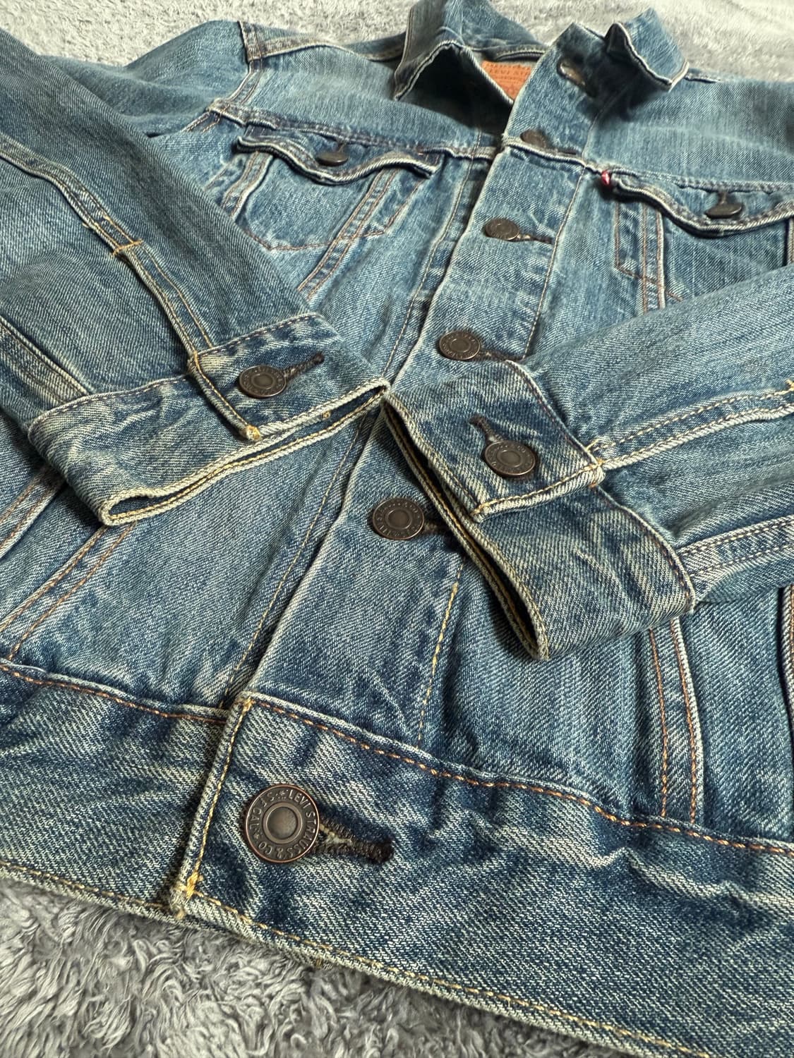 리바이스 3세대 데님자켓 청자켓 S 상품이미지6