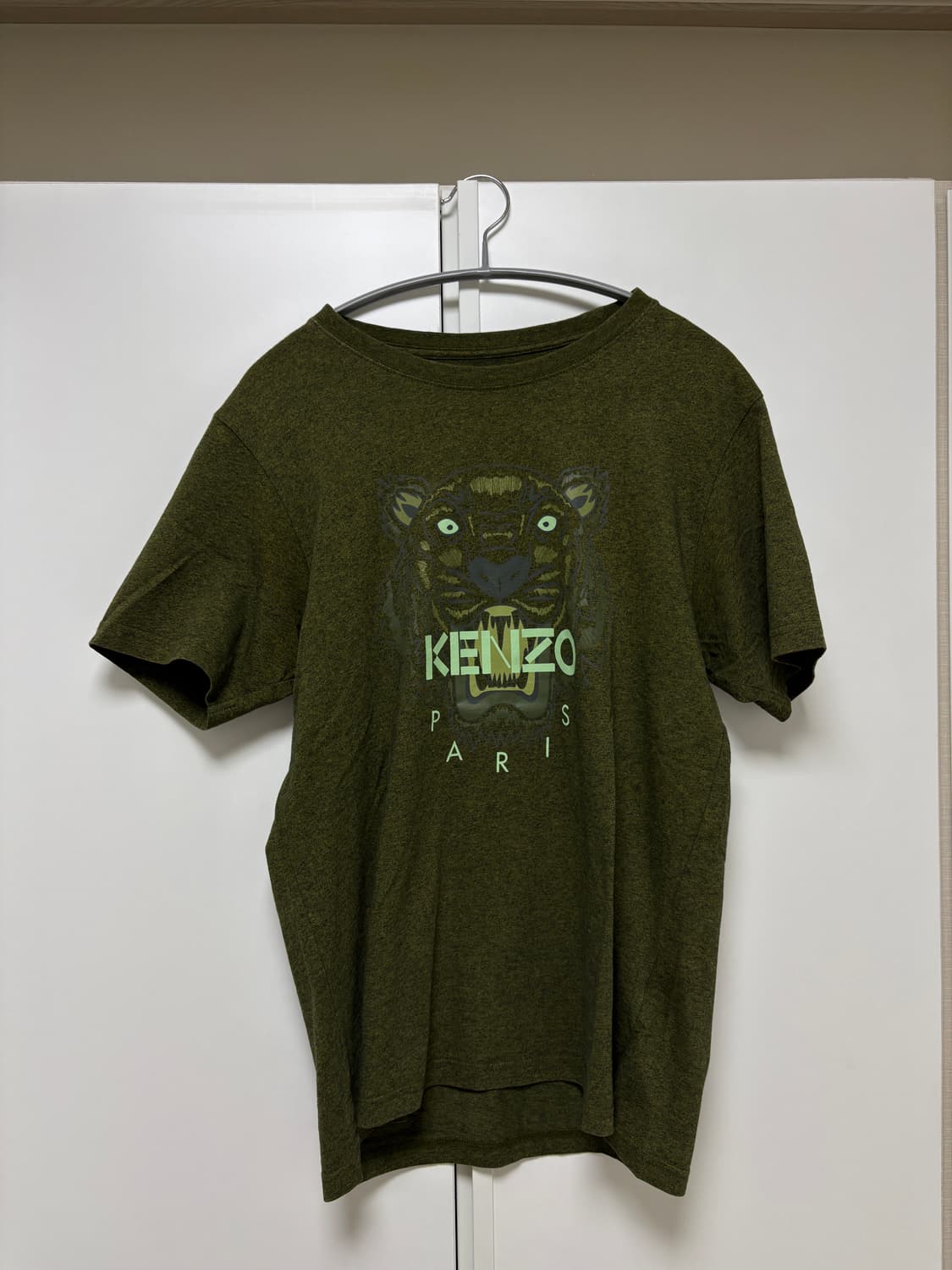 겐조 타이거 반팔 티셔츠 S 카키 상품이미지1