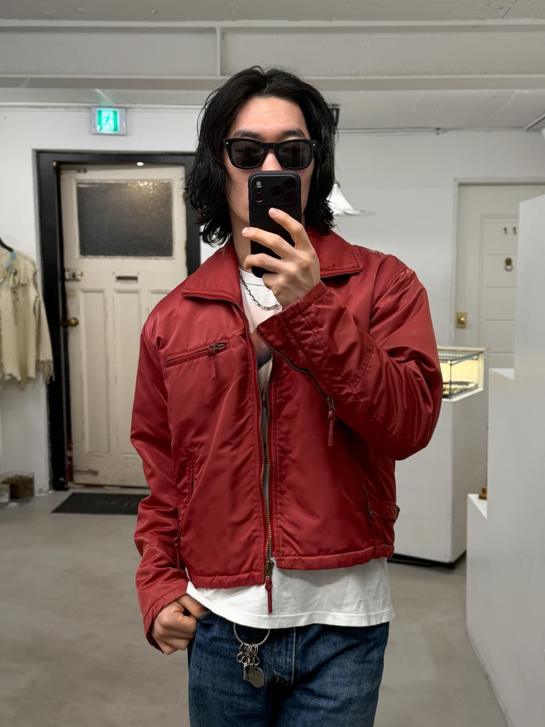 할리데이비슨 나일론 바이커 자켓 상품이미지8