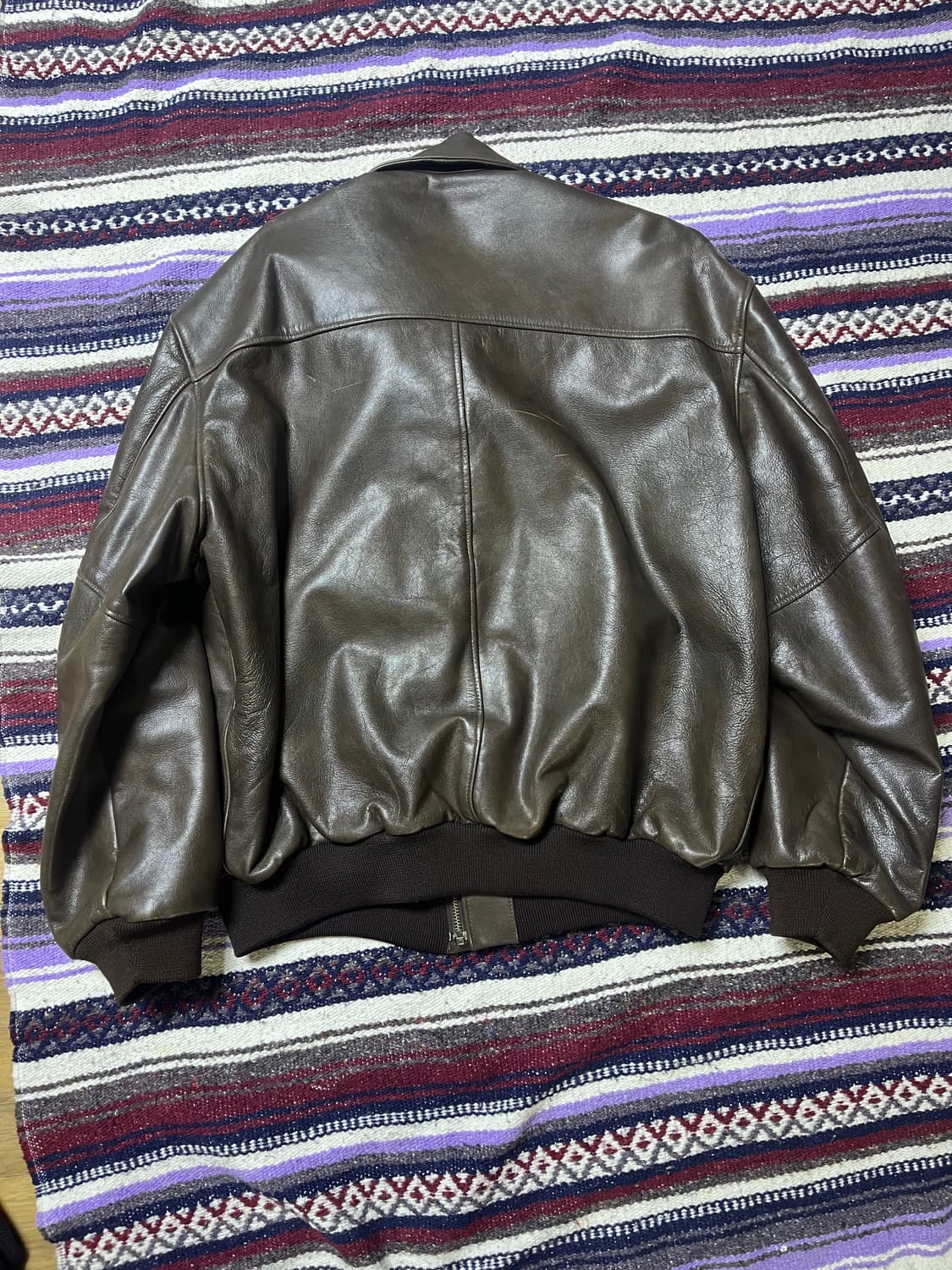 80s usa 엘엘빈 A2 레더자켓 상품이미지2