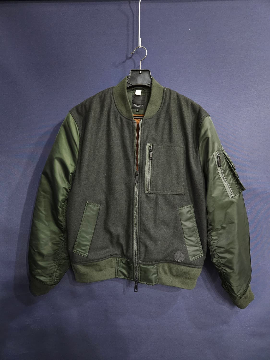 테드베이커 다크그린 남성 100~105 항공점퍼 자켓  상품이미지1