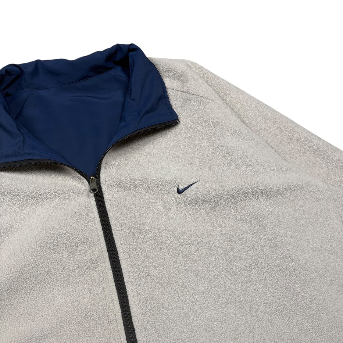 나이키00‘s 네이비&크림컬러 리버시블 자켓 상품이미지4