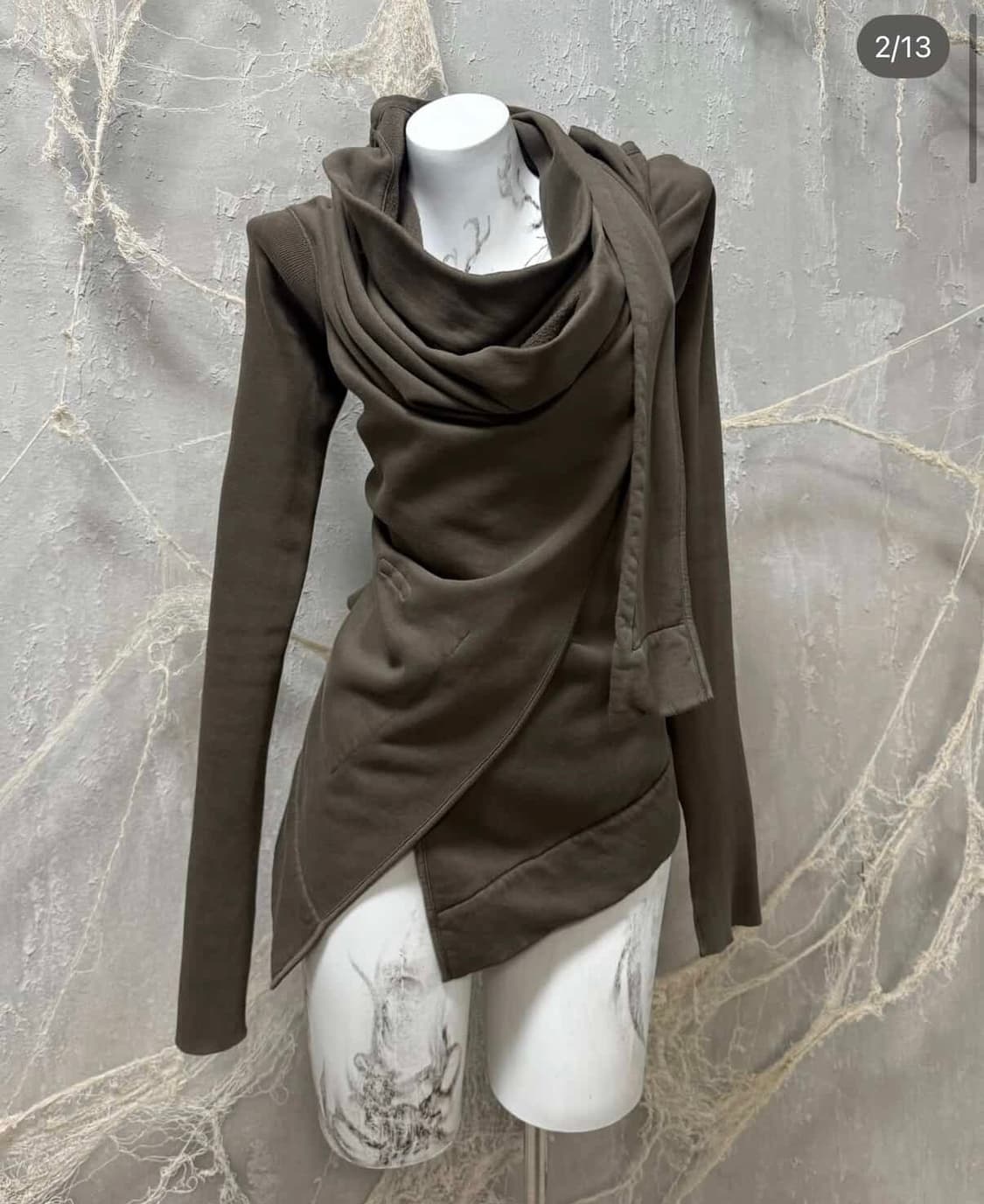 릭오웬스 다크쉐도우 스카프가디건 상품이미지1