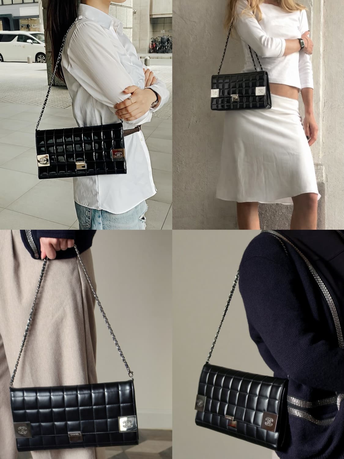 샤넬 초콜릿 바 클러치 숄더백 상품이미지3