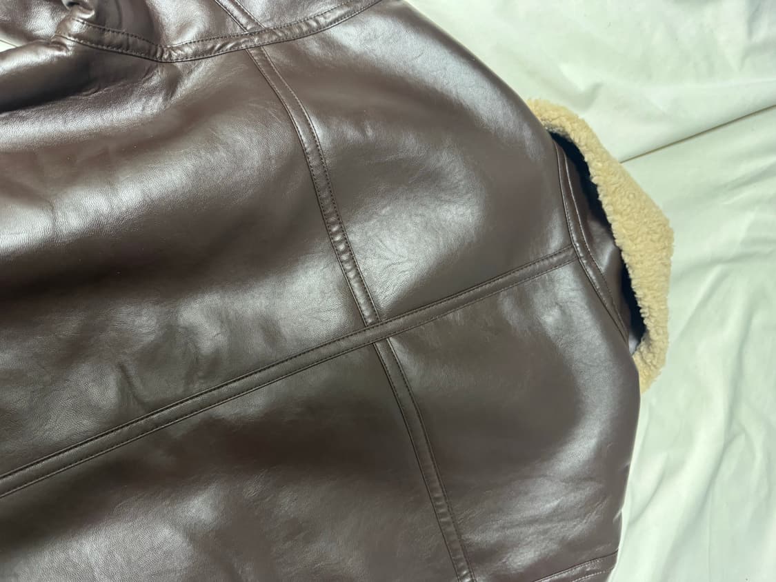 레프트 서울 에비에이터 B-3 무스탕 자켓 [말보로] 상품이미지4