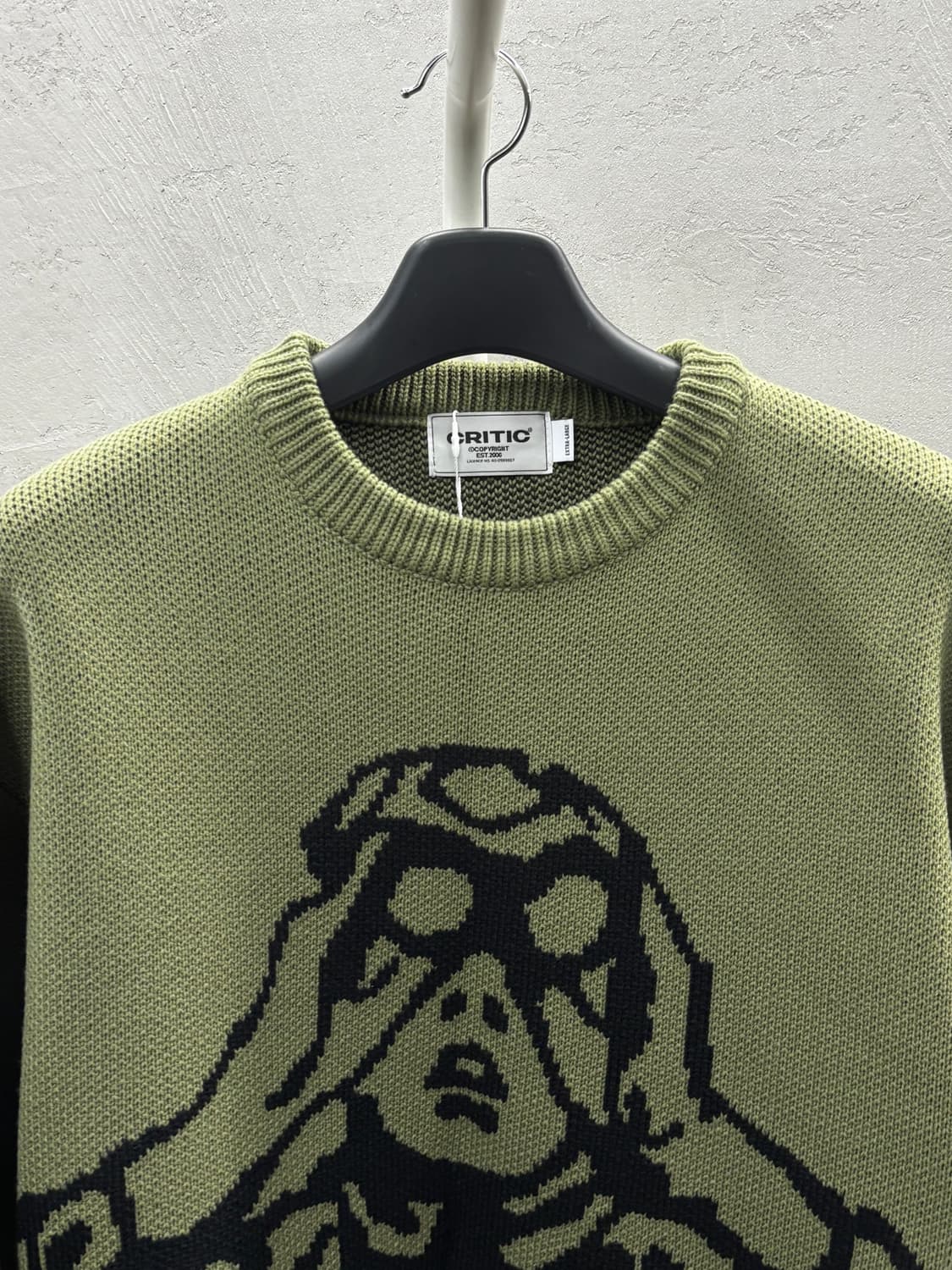 Critic 브랜드 올리브색 니트 XL 상품이미지2