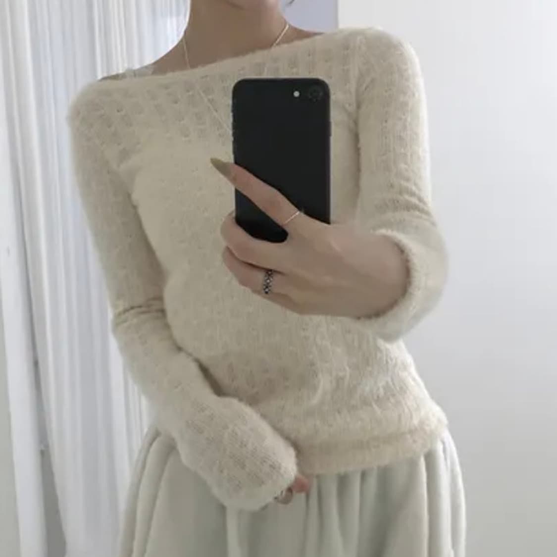 미니포에 소브레 니트 상품이미지2