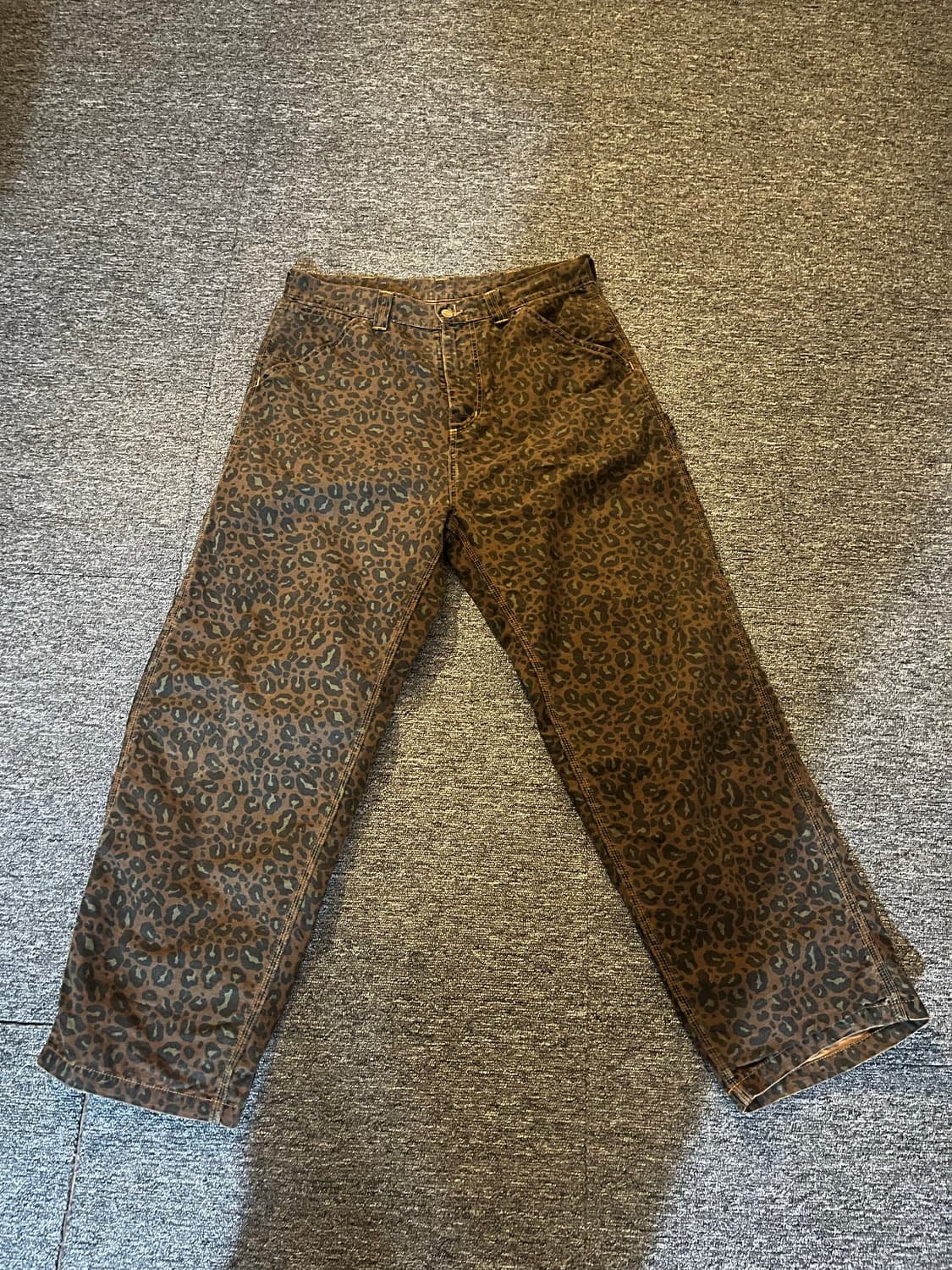 칼하트 WIP OG 싱글 니 팬츠 타마린드 카모 S 상품이미지6