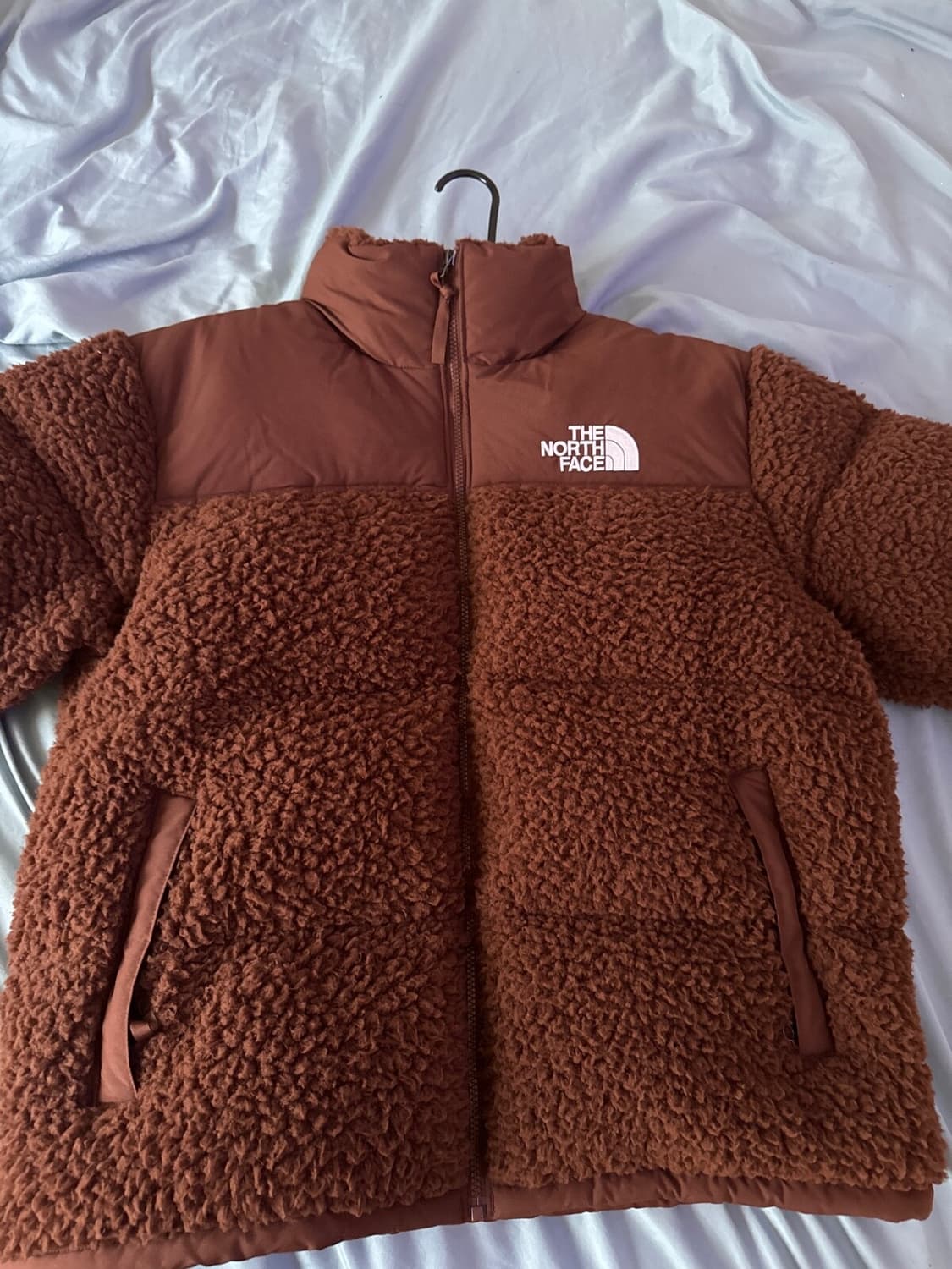 20FW 노스페이스 리버시블 셰르파 눕시 패딩 자켓 브라운 상품이미지1