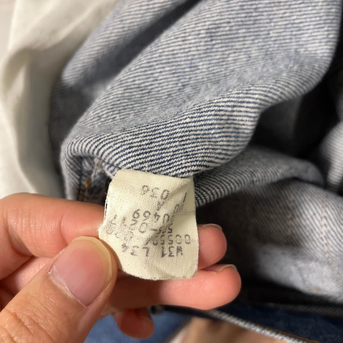 80s USA 리바이스 505 블랭크탭 데님 팬츠 (29추천) 상품이미지4