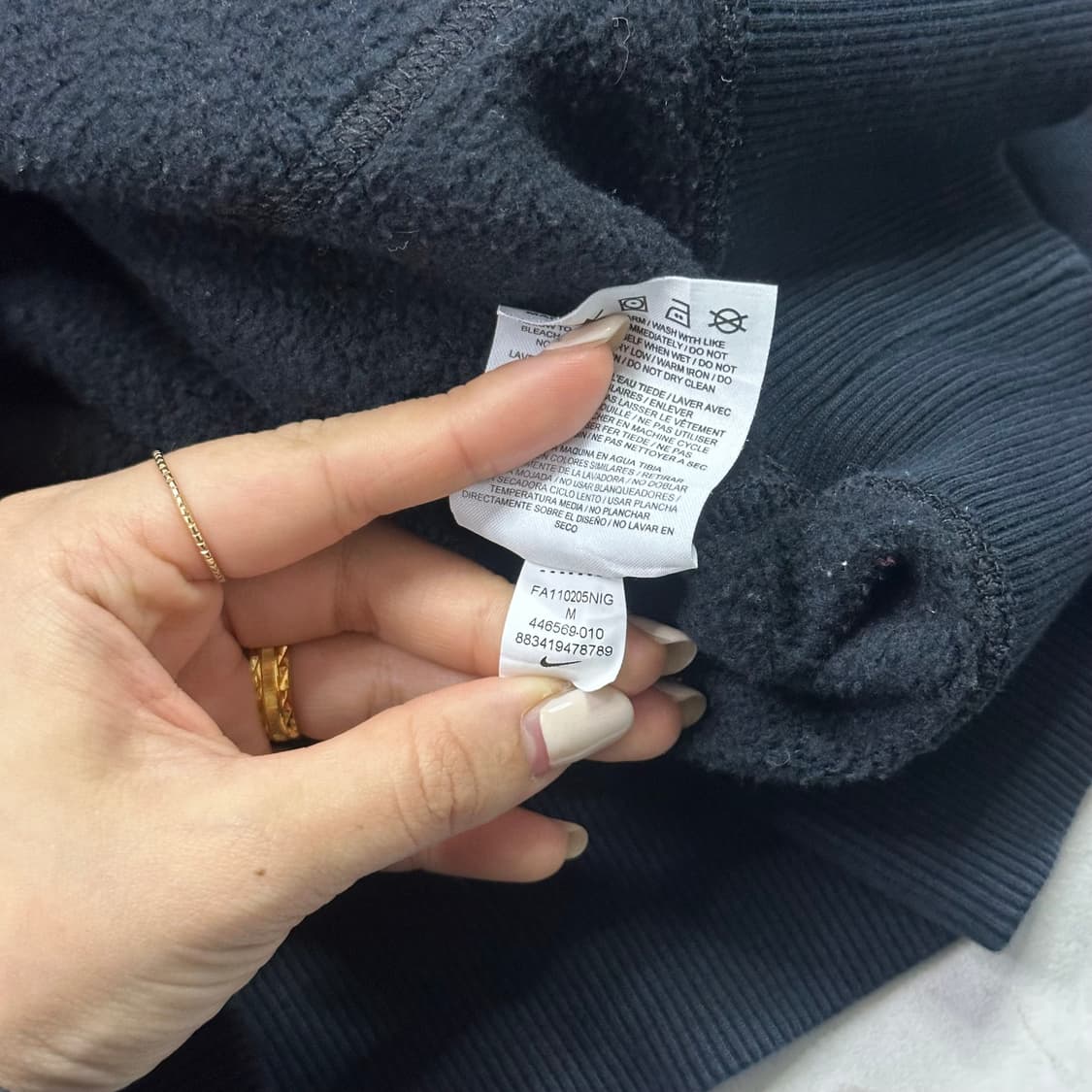 나이키 nike 로고 부클 후드티 상품이미지3