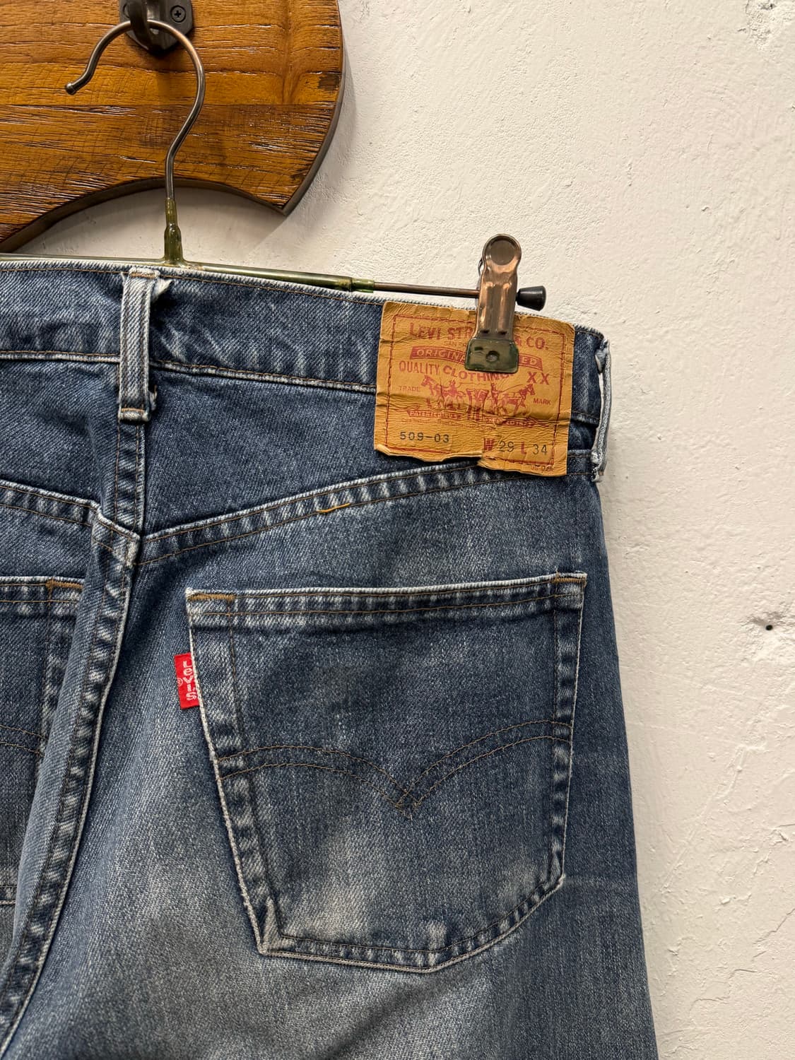 90s Japan Levi's 509 Straight Denim Pant 상품이미지3