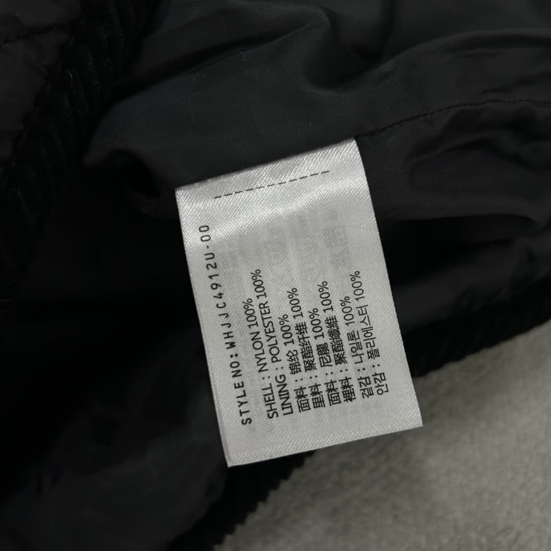 캘리포니아 퀄팅 자켓 블랙 m 상품이미지3