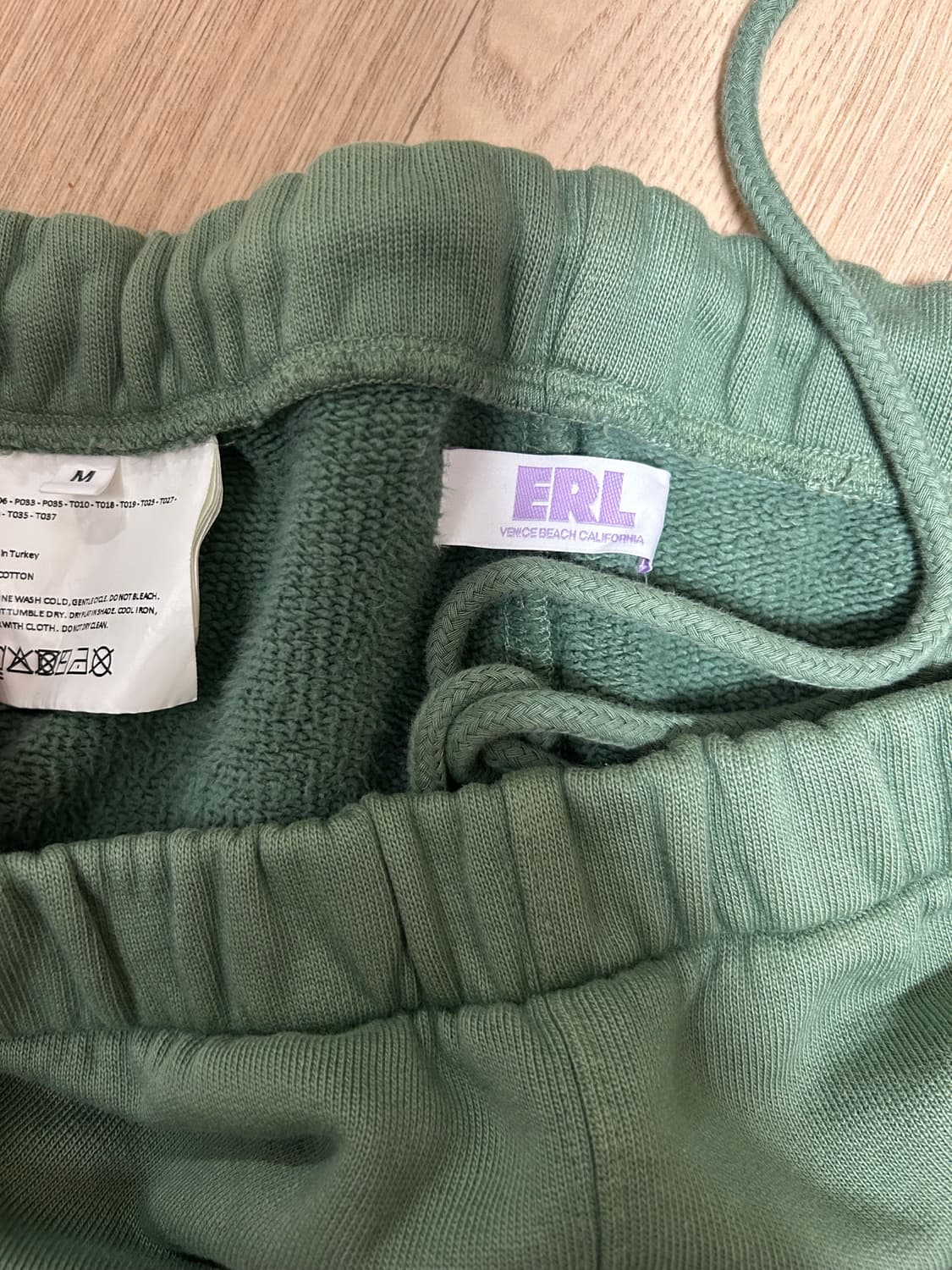 ERL 스웨트팬츠 그린 m 상품이미지2