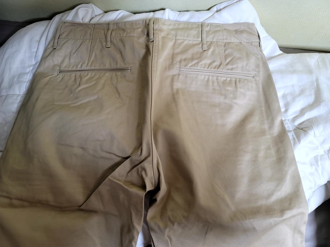 웨어하우스 Lot 1082 베이지 치노 팬츠 상품이미지3