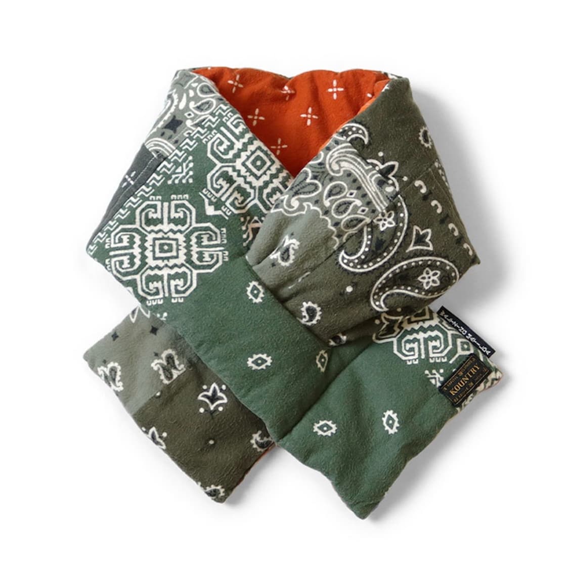 새상품) Kapital 캐피탈 플란넬 반다나 패턴 리버시블 머플러 상품이미지1