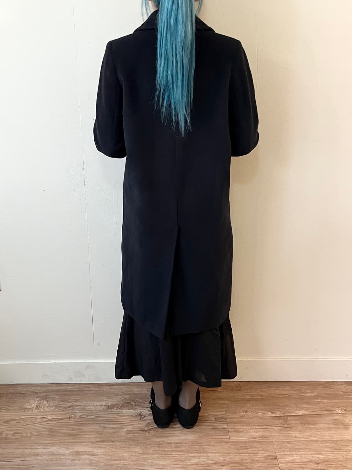 막스마라 앙고라 블랙 코트 상품이미지9