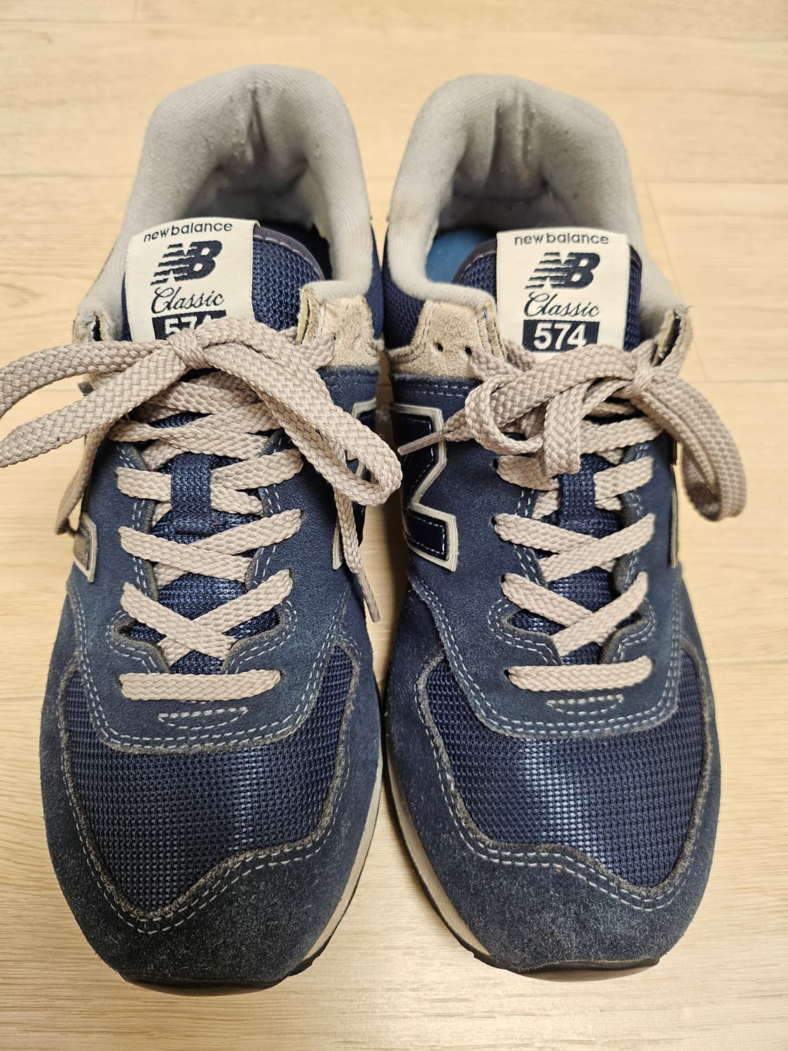 뉴발란스 574 네이비 - D 스탠다드 270 상품이미지1