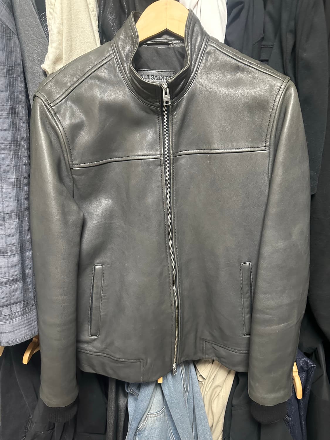 올세인츠 애스토리아 레더자켓 양가죽 상품이미지1