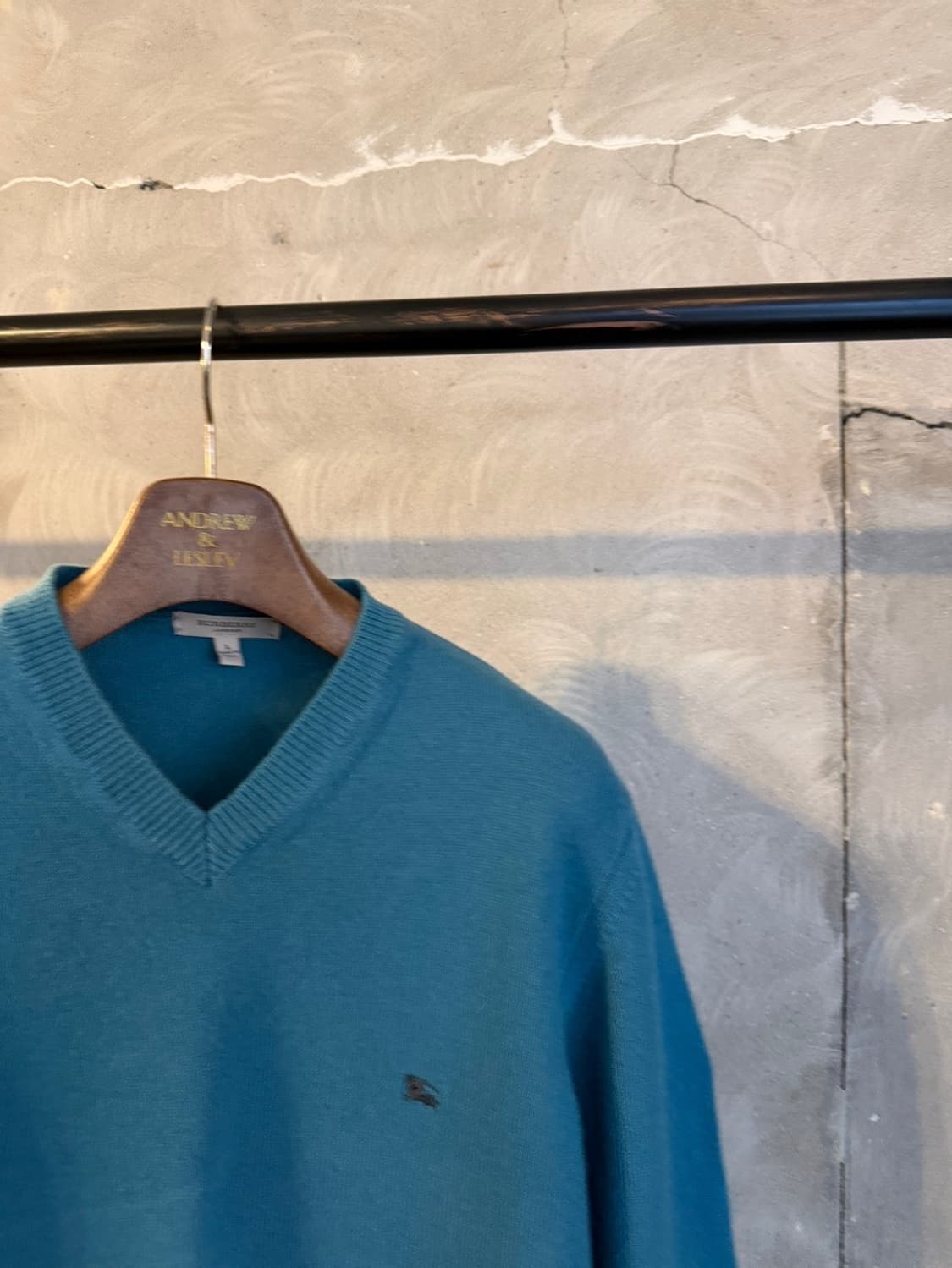 버버리 브이넥 니트 66~77 상품이미지3