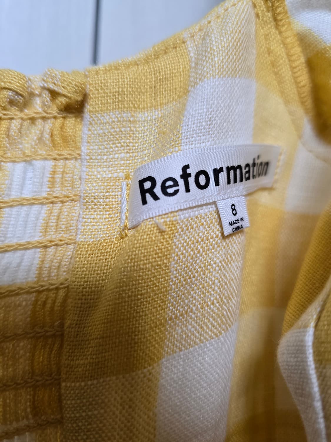 Reformation 린넨 100% 원피스 8사이즈 상품이미지5