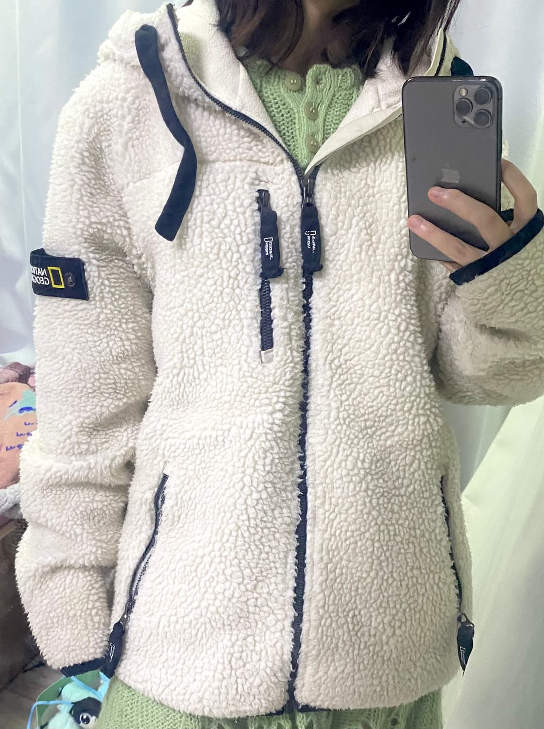 내셔널지오그래픽 뽀글이 후리스 상품이미지1