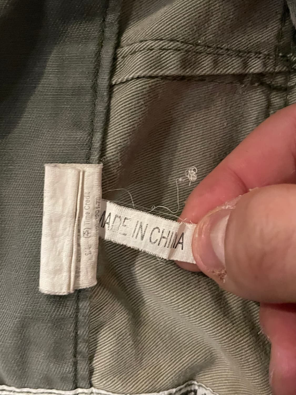 Time credit 타임크레딧 카모 카고 반바지 상품이미지3