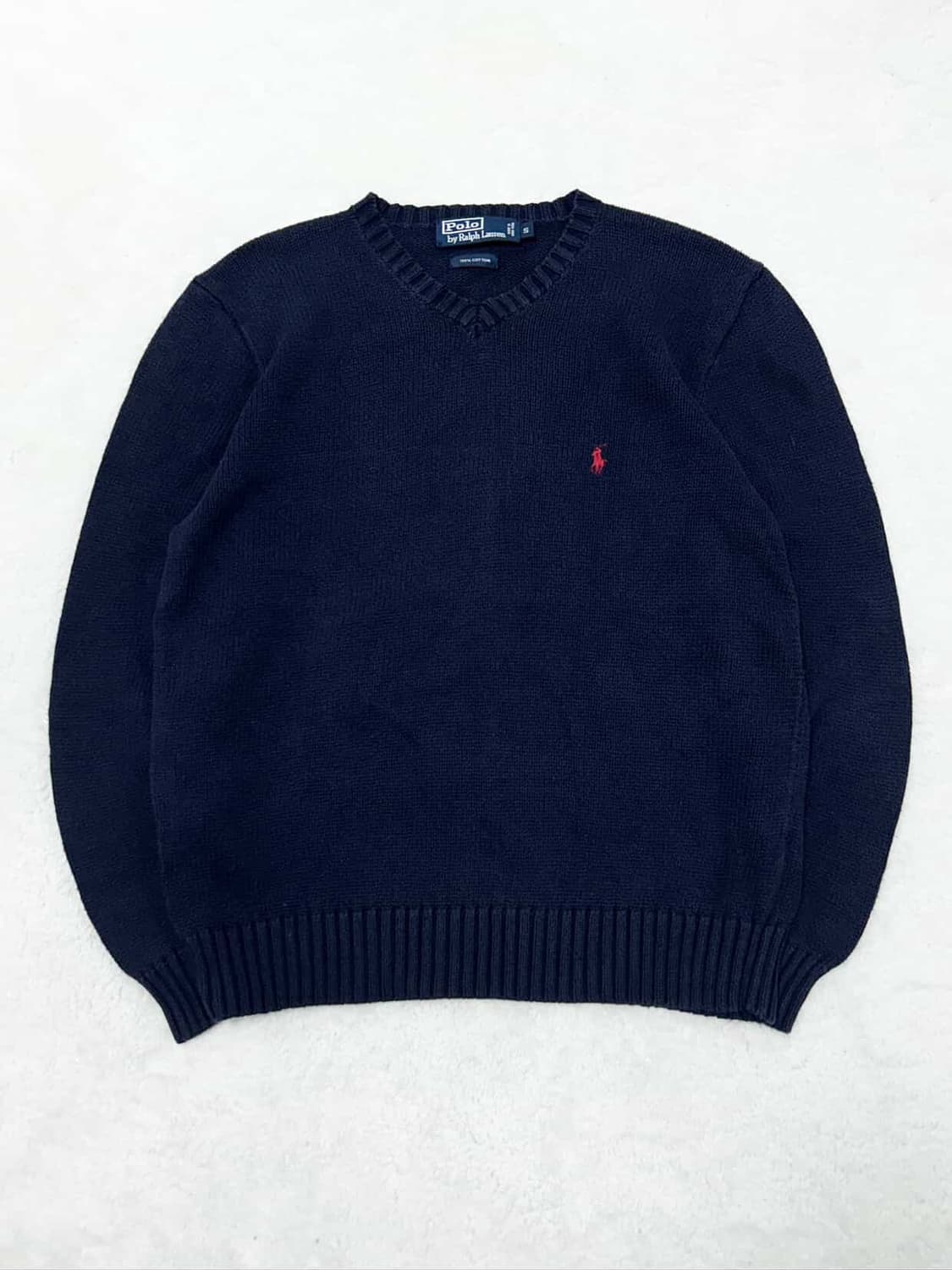 폴로 레드포니 네이비 브이넥니트 상품이미지4