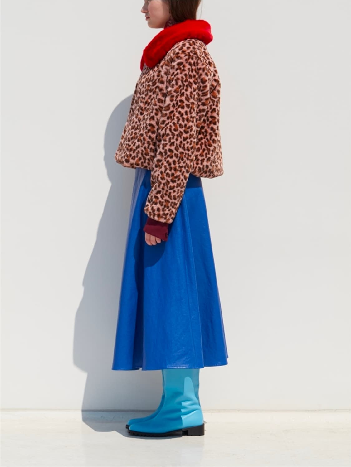 듀이듀이 레오파드 퍼자켓 상품이미지3