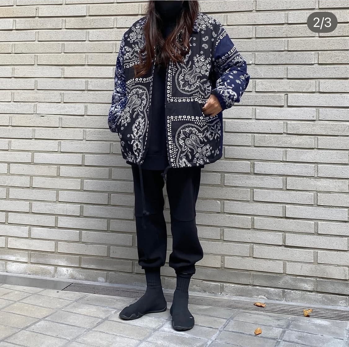 김나영  two much talker 투머치토커 페이즐리 패딩 점퍼 상품이미지2