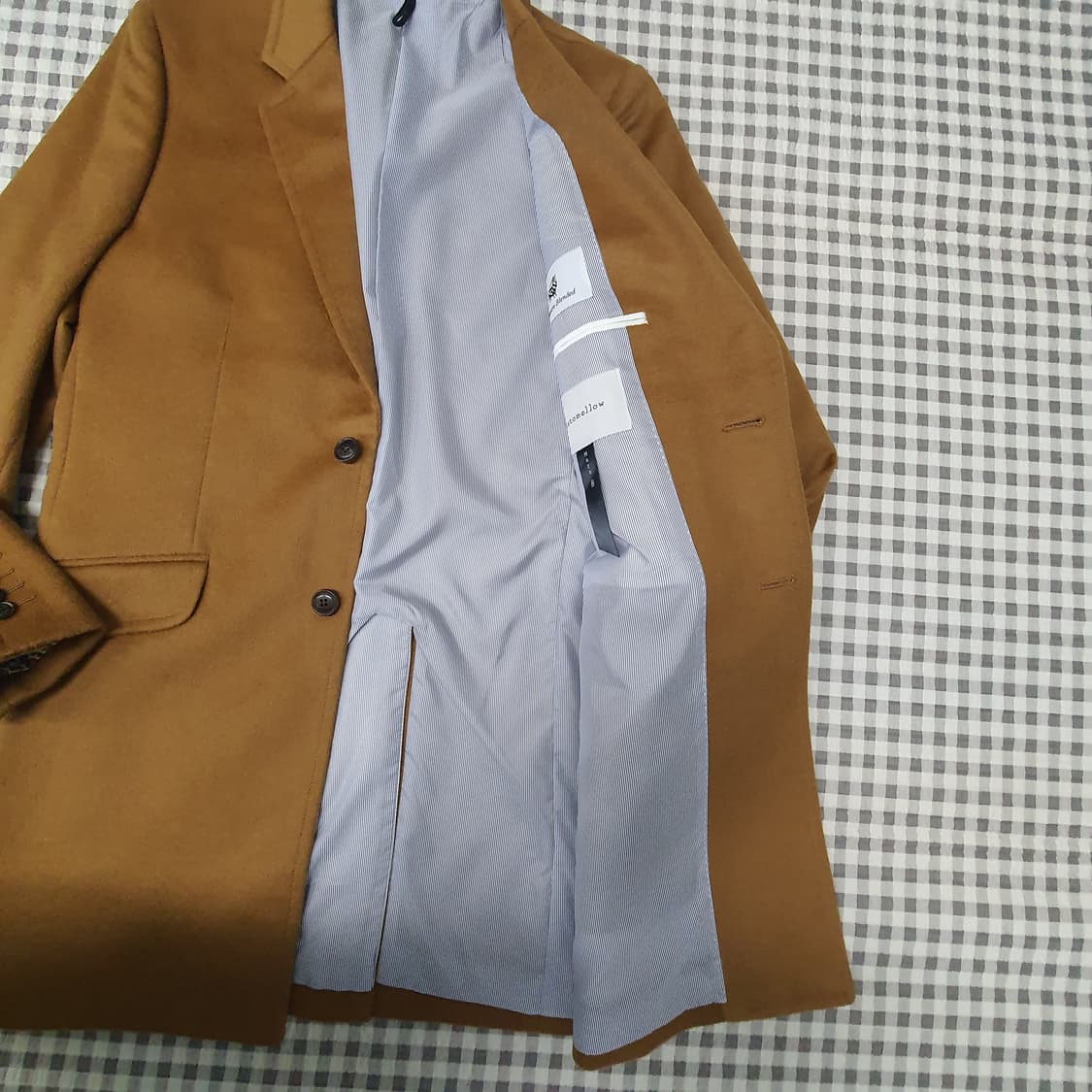 커스텀멜로우 울 캐시미어 코트 남자95 상품이미지6