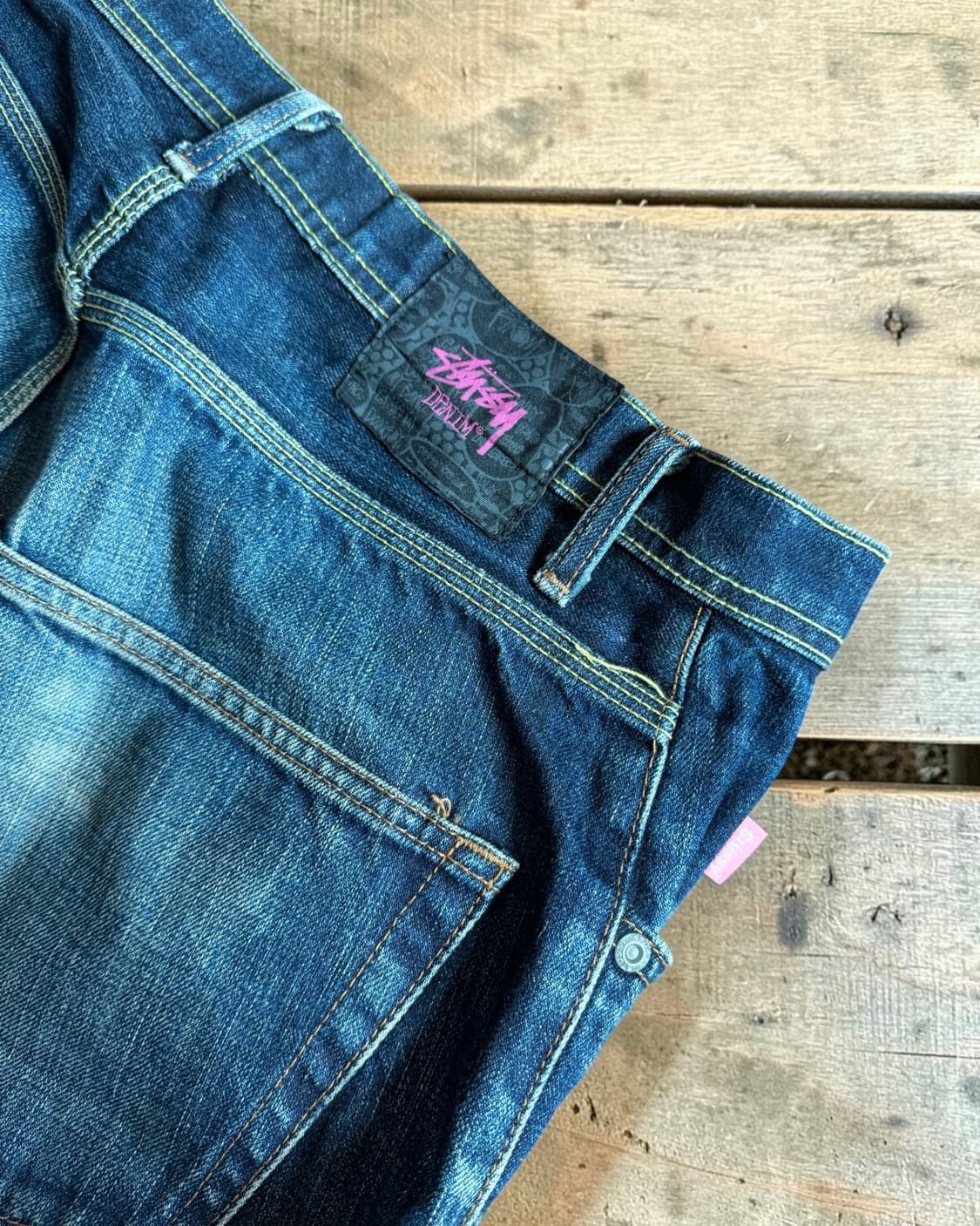 [올드 스투시] 00's 러프 앤 러기드 빅 로고 데님 팬츠 상품이미지6