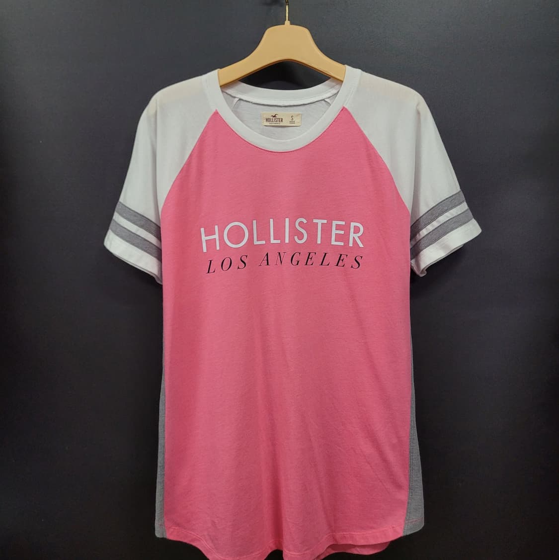 HOLLISTER 홀리스터 딸기우유 핑크 셔츠 상품이미지1