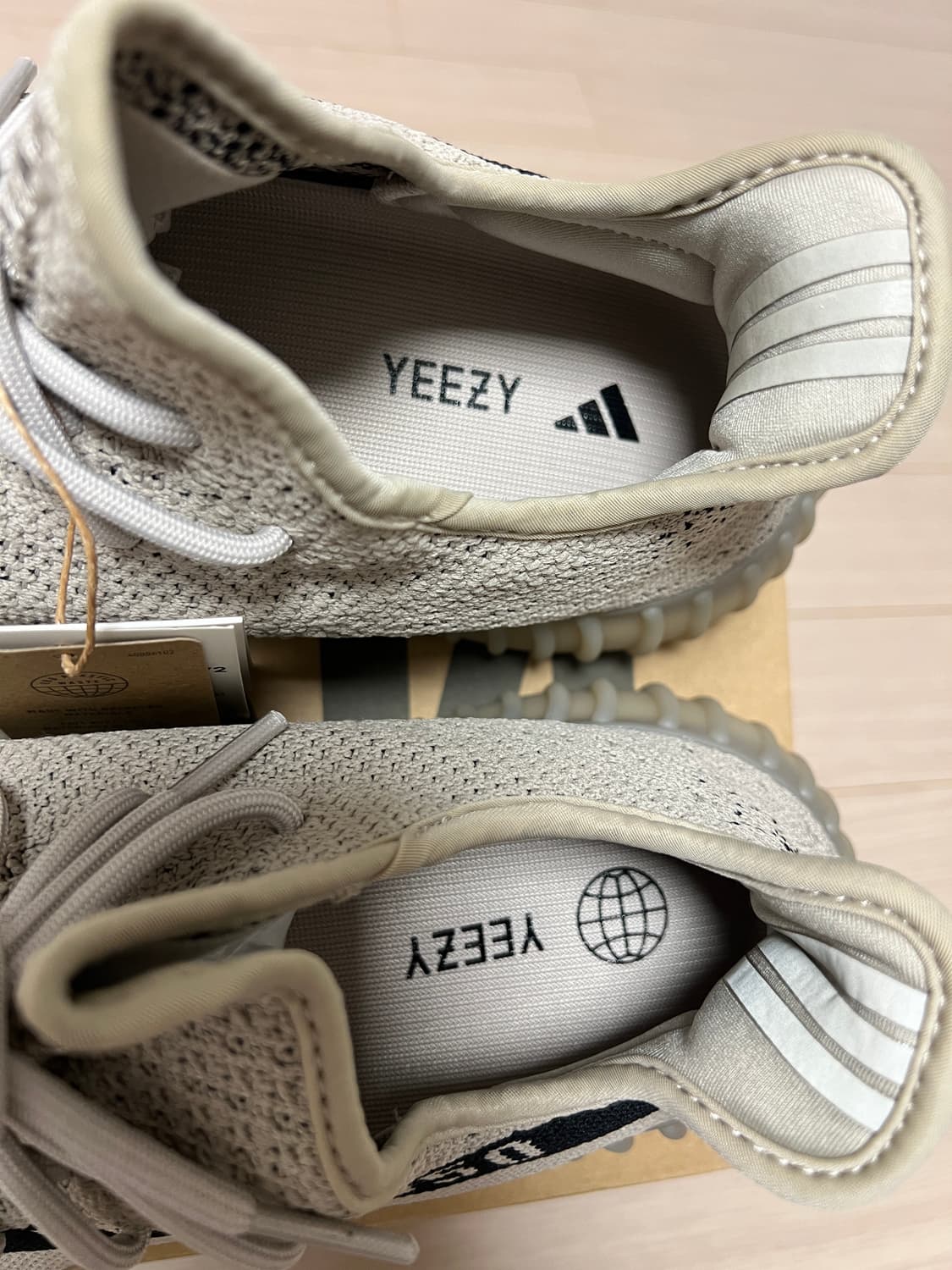 아디다스 YEEZY BOOST 350 V2 슬레이트 270 풀구성 상품이미지6