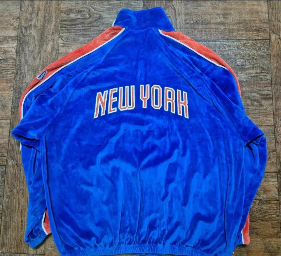 유니크 스포츠 NBA 뉴욕 닉스 벨루어(벨벳) 트랙자켓 상품이미지3