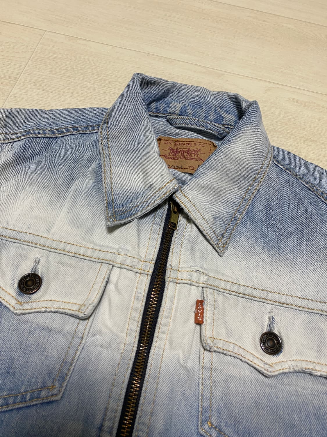 리바이스 오렌지탭 데님 자켓 상품이미지2