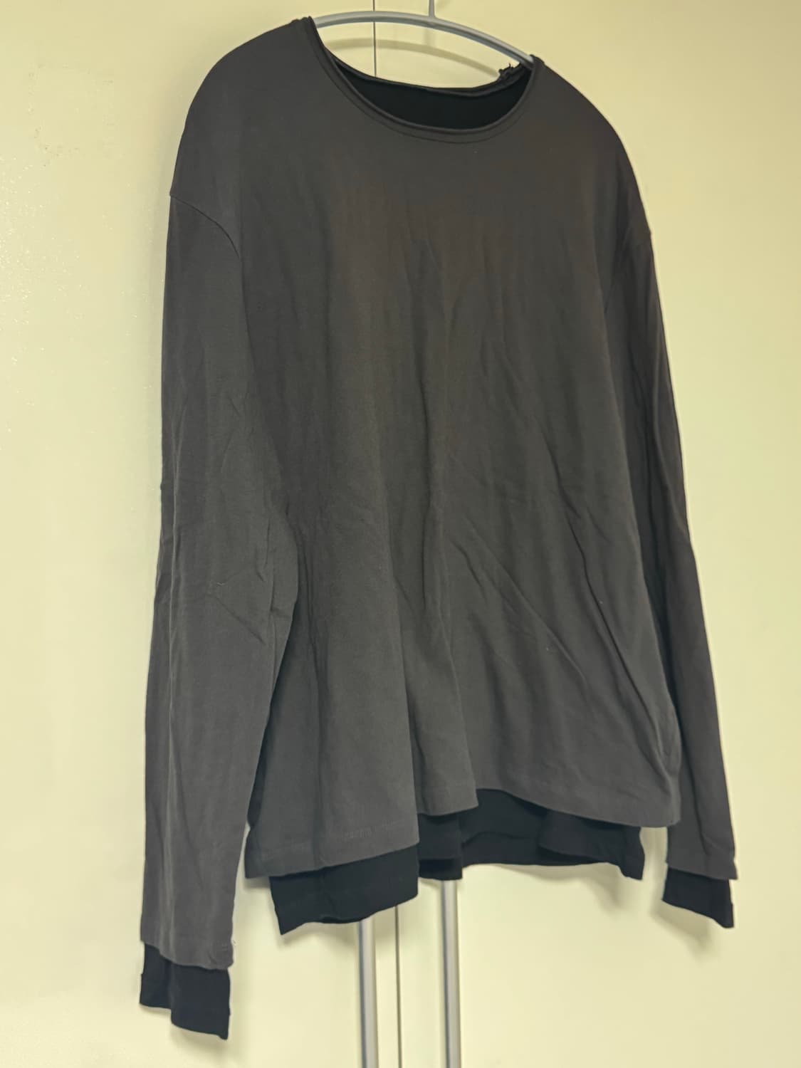 해칭룸 Two Face Tee Charcoal/Black[3] 상품이미지2