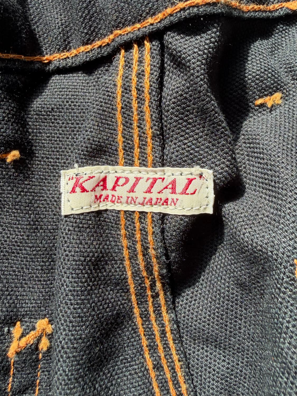 캐피탈 씬 캔버스 럼버 팬츠 블랙 상품이미지5