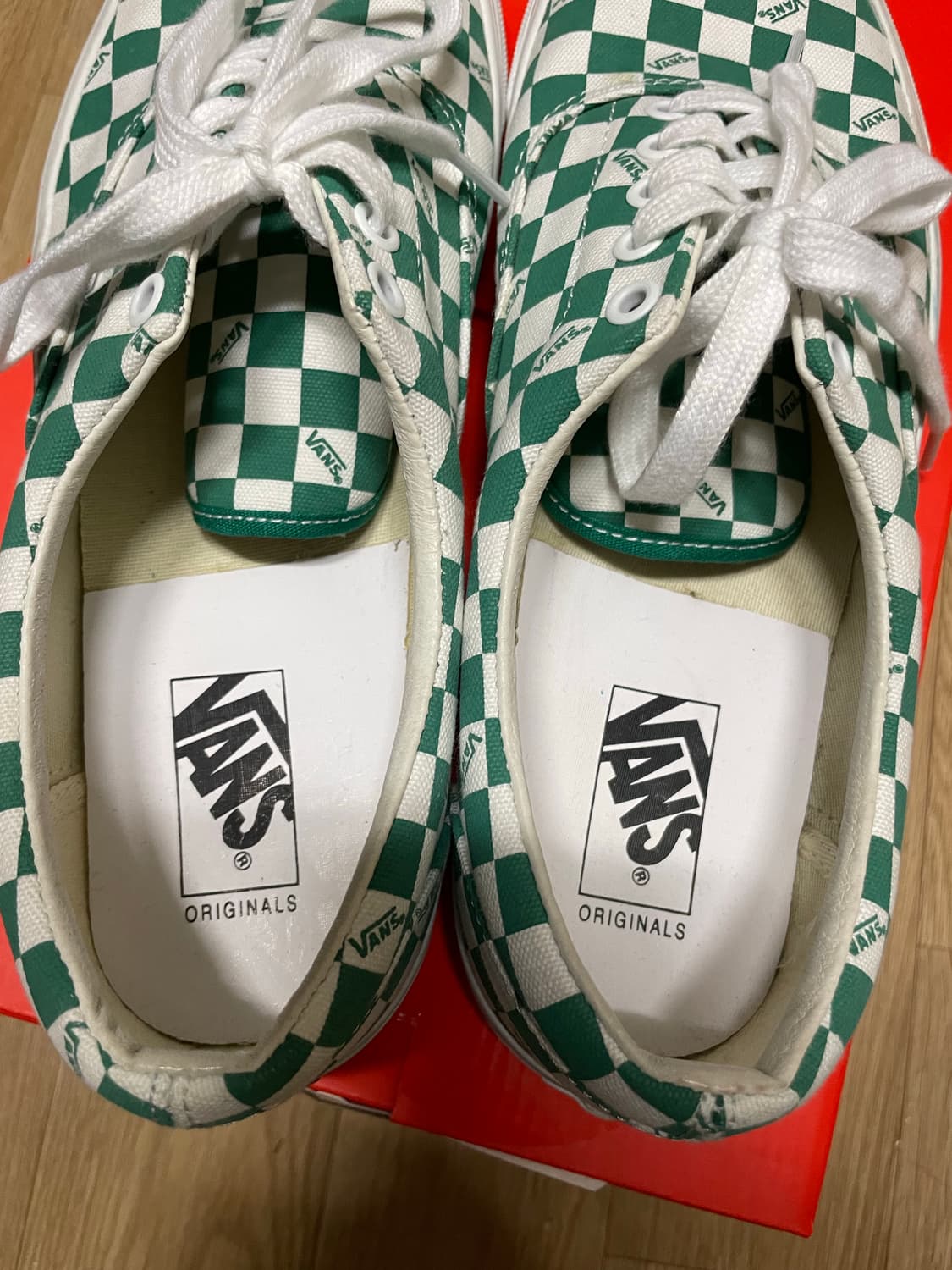 (290) 반스 체커보드 그린 상품이미지2